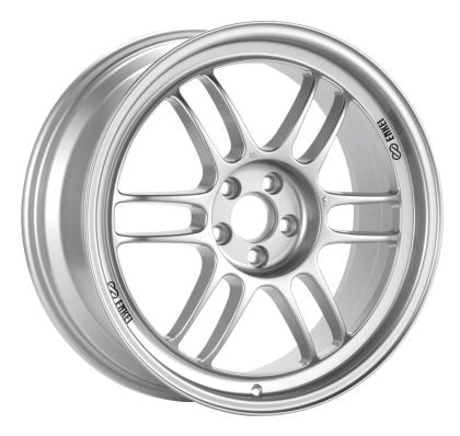 Enkei RPF1 15x7 4x100 35mm Offset 73mm Bore Silver Wheel Miata 4-Lug / 02-06 Mini