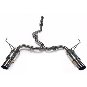 Invidia 15+ Subaru WRX/STI 4dr N1 Twin Outlet Single Layer Tip Titanium Cat-Back Exhaust